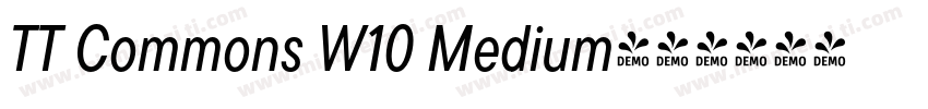 TT Commons W10 Medium字体转换